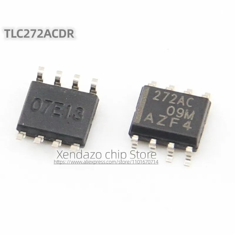 10pcs/lot TLC272ACDR TLC272AC Silk screen printing 272AC SOP-8 package Dual operational amplifier chip