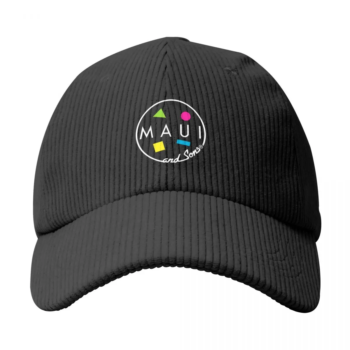 MAUI And Son Baseball Cap Corduroy Style Hats Sun Peaked Cap