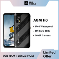 AGM H6 Rugged Smartphone, 8G RAM, 256G ROM, 50MP Camera, Waterproof Dropproof, 6.56 \