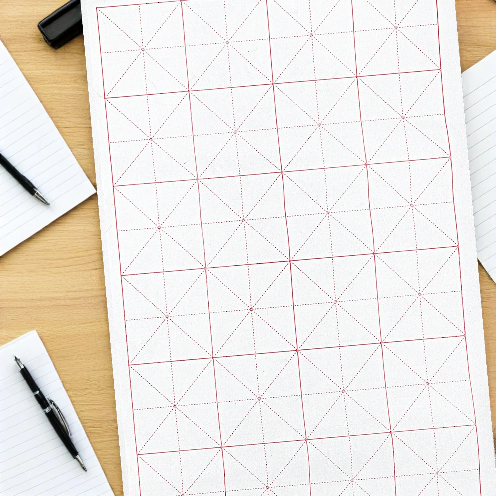 مجموعة ورق ممارسة الخط، مجموعة أوراق كتاب الخط الصيني للكتابة والتدريب على تعلم الفن الورق الأساسي