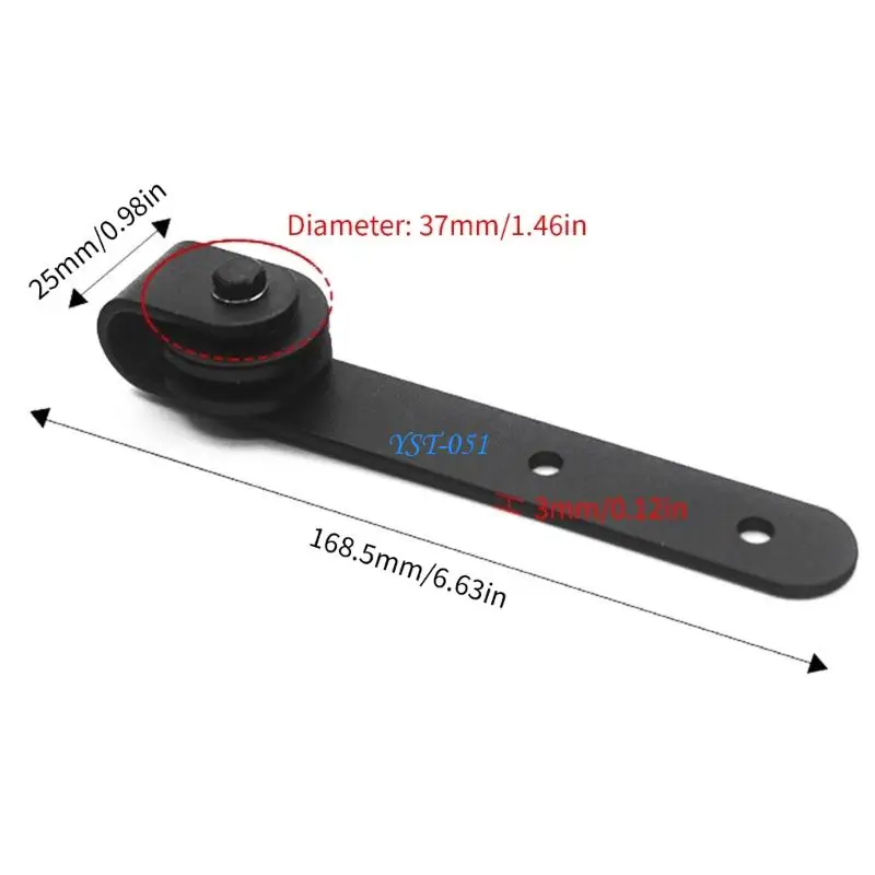 مسار باب منزلق قوي من الفولاذ الطري E15A، خطة فعالة للمساحة بوزن 100 كجم