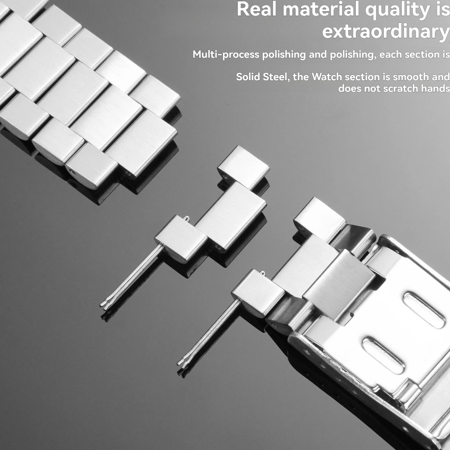 20 22mm links sólidos pulseira de metal para tag heuer pulseira de relógio extremidade plana implantação fivela aço inoxidável pulseira masculina