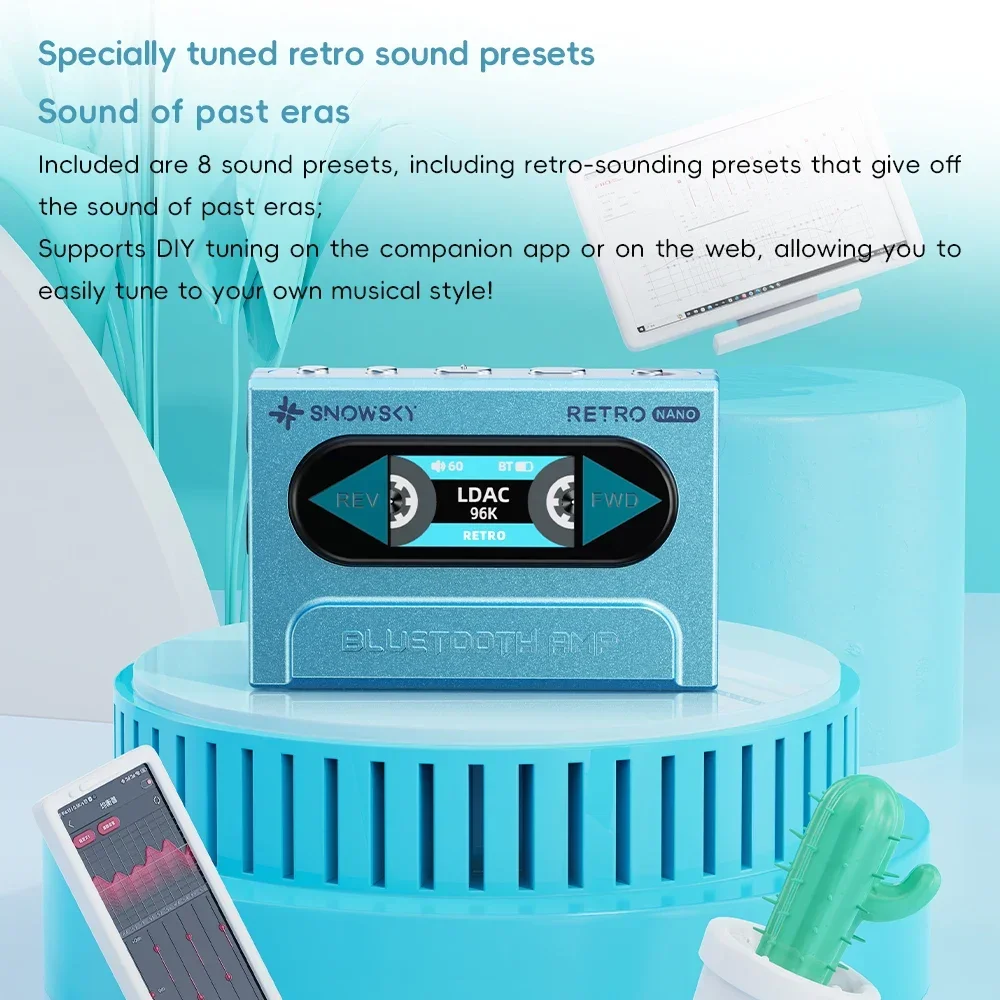 FiiO Snowsky RETRO NANO Bluetooth DAC およびヘッドフォンアンプ