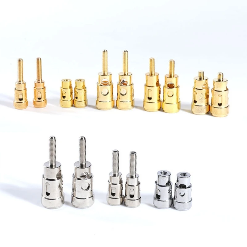 1 paar bindende postconnectoren, aardingskolom voor luidsprekerdraadaansluiting