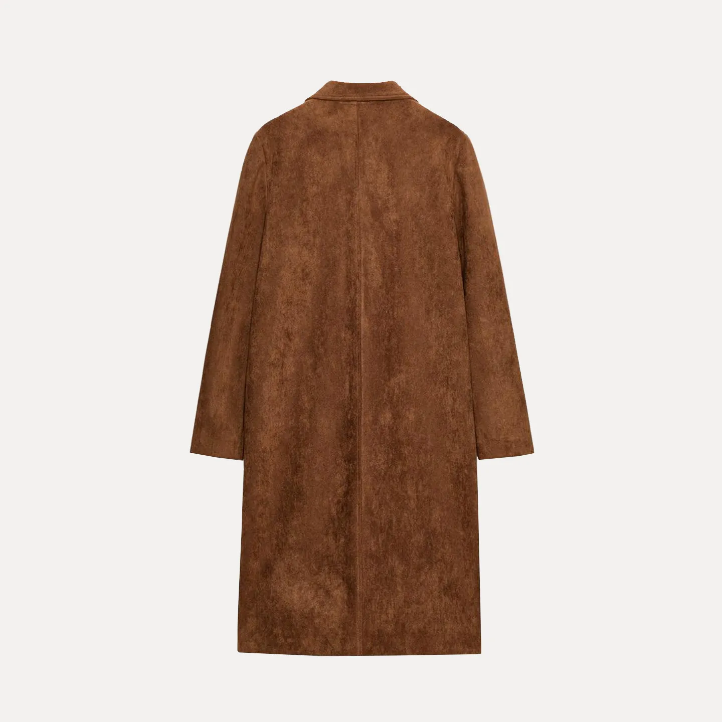 Manteau Long à col rabattu pour femme, manteau à bouton unique, décontracté, grand vêtement d'extérieur, adapté aux jeunes, exclusif en ligne, hiver 2025