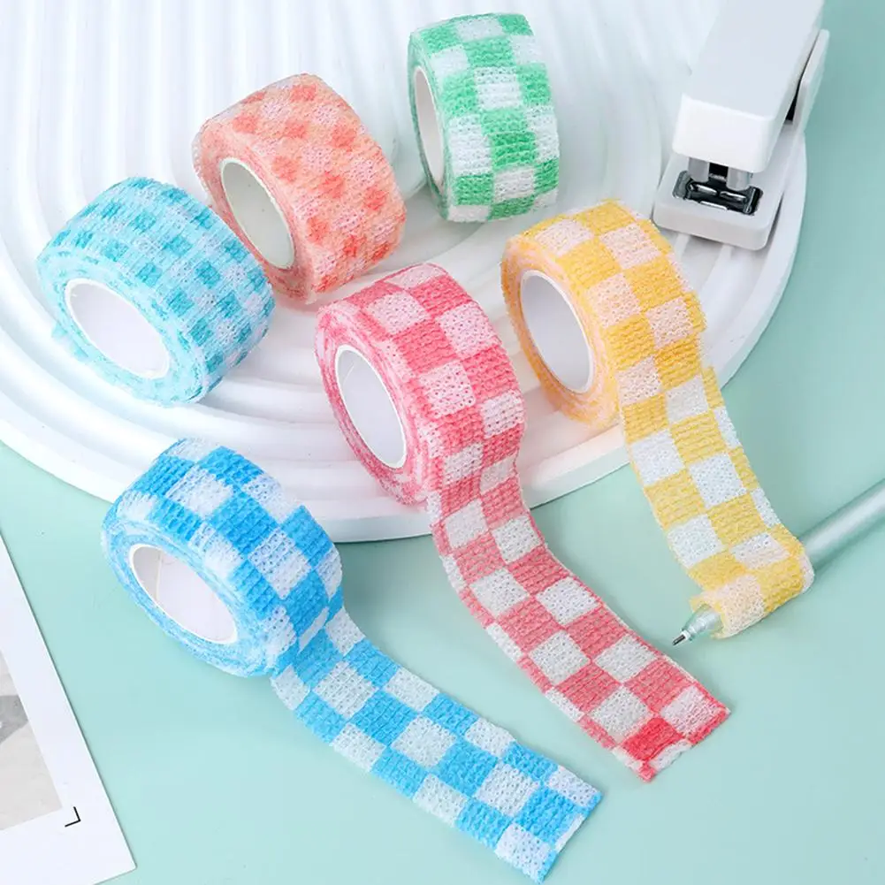 2M/4M Long Assorted Colors Self Adhesive Bandage Wrap Elastic Breathable Cohesive Grip Wrap Tape For Finger Wrist Ankle Sports