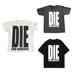 Men's Y2K cotton T-shirt women's crew neck Harajuku letter trend print hip-hop top punk street wear gothic retro short sleeves