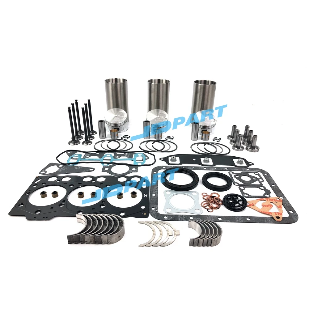 New 3TNE68 Overhaul Kit STD With Gasket Kit Engine Bearings Valve Kit For Yanmar