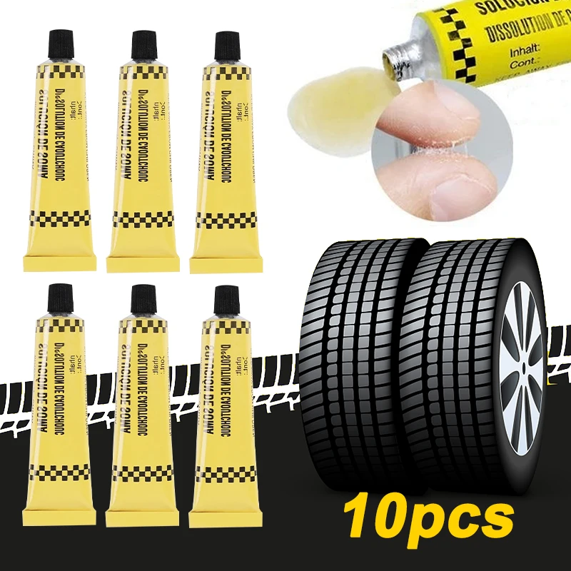 Universal Car Tire Repairing Glue Motorcycle Bicycle Tyre Inner Tube Puncture Repair Tools Bike Trye Tire Patching Repair Glues