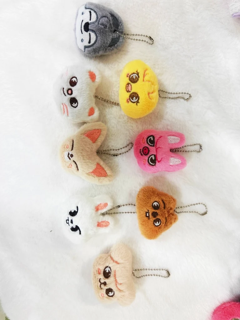 Nouveau SKZOO Mini porte-clés en peluche pendentif mignon pendentif décoratif STRAYKIDS sac à dos accessoires accessoires cadeau de noël