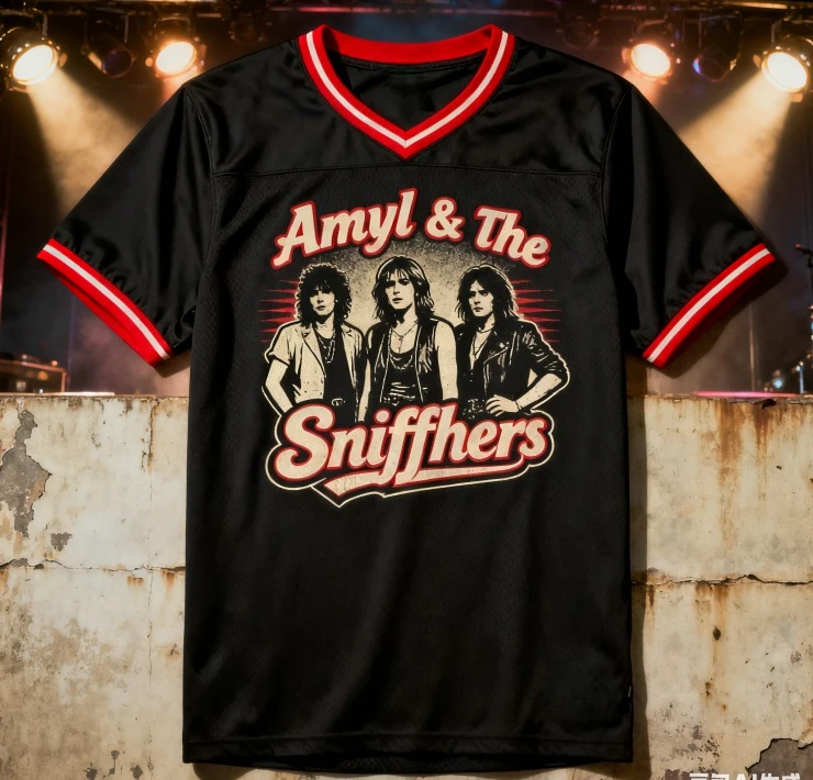 

Amyl & The Sniffers Fan T-Shirt 3D Printing Fashion Soft Comfortable Casual Versatile Fashion Top Holiday Birthday Gift Outdoor