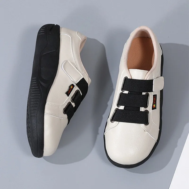 موضة أحذية مسطحة مرتفعة باطن سميكة أحذية رياضية للنساء ربيع الخريف أحذية رياضية عالية الكعب أجهزة لياقة خارجية حذاء المشي جديد #6