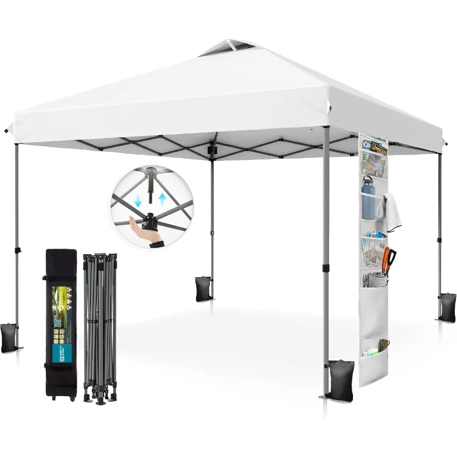 Pop Up Canopy Tent, One Push Easy Set Instant Shade Tents
