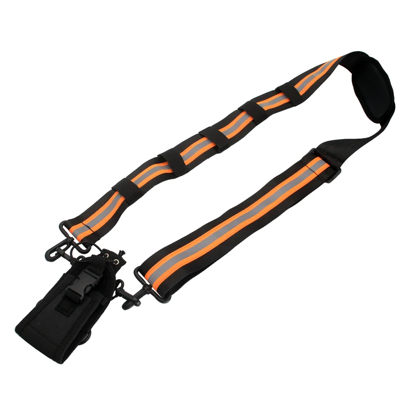 XIERDE Universal Adjustable Shoulder Strap Radio Pouch, Walkie Talkie Holster  For Portable Radio Holder protect Case