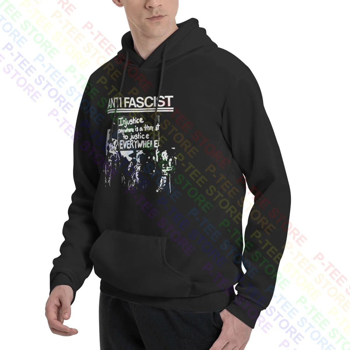 Anti Fascist Hoodie Sweatshirts Hoodies Cool Design Vintage Streetwear