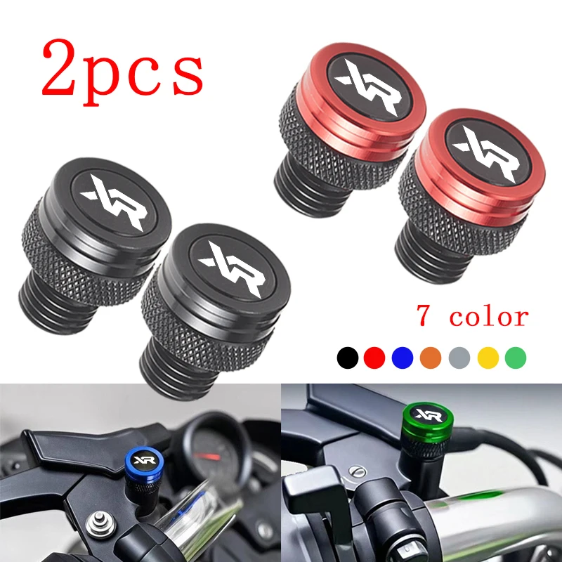 Para HONDA XR 125 150 190 XR 125L 150L 190L XR125 XR150 XR190R Motocicleta M10*1.25 Tapa de orificio de espejo retrovisor lateral CNC