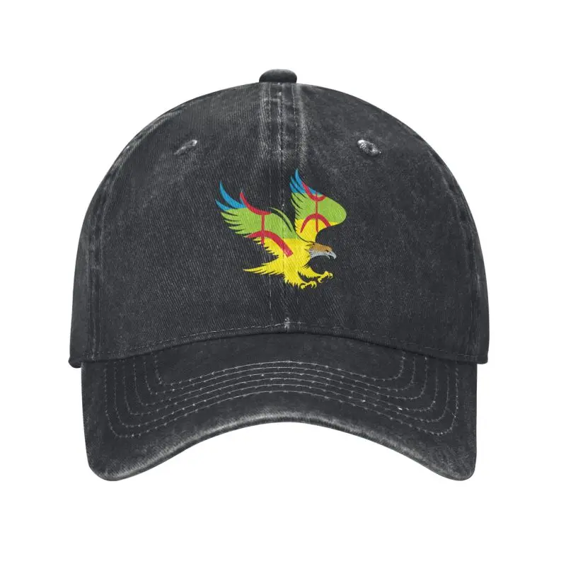 Custom Cotton Amazigh Flag Eagle Soaring Patriotic Baseball Cap Sports Women Men's Adjustable Tifinagh Berber Proud Dad Hat