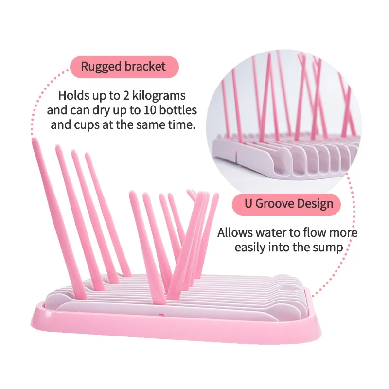 Сушилка для детских бутылочек, многофункциональная сушилка, складной держатель для бутылочек, подставка для соски, аксессуары для кормления, стеллаж для хранения