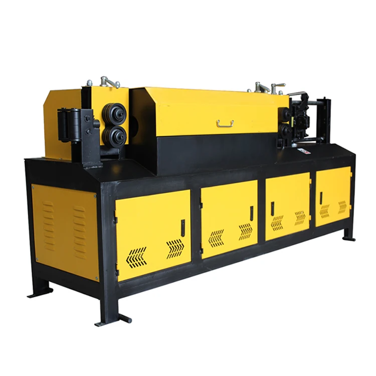 Customized Automatic Rebar Straightening and Cutting Machine 6-25mm Iron Bar Leveling Cutter Scrap Steel Straightener