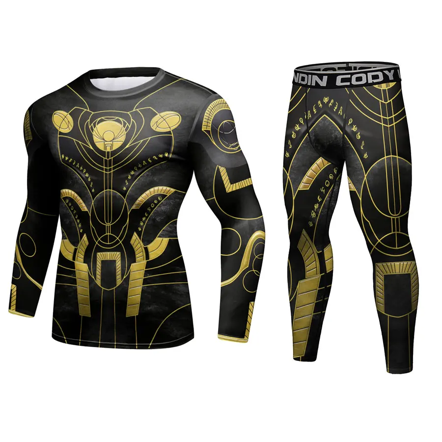 Eternals-Camiseta de compresión con estampado 3D para hombre, traje ajustado, pantalones cortos deportivos para gimnasio, disfraz de Cosplay, camiseta de Fitness para culturismo