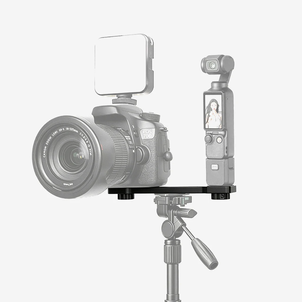 Universelle Action-Kamera-Verlängerungsstange Videohalterung mit 1/4-Zoll-Schraube für DJI Pocket 4 Mikrofon-Licht-Halter Videoaufnahme-Zubehör – Detail 8
