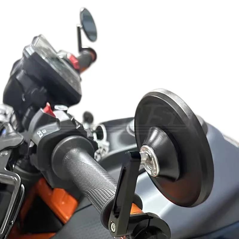 Universal motorcycle handlebar rearview mirror motorcycle accessories motorcycle handlebar universal round convex mirror