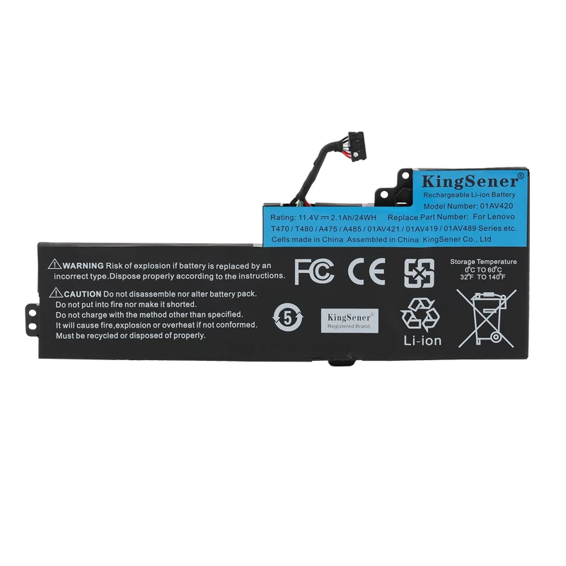Wewnętrzna bateria KingSener do Lenovo ThinkPad T470 T480 A475 A485 TP25 01AV419 01AV421 01AV489 01AV420 SB10K97576 SB10K97578 — zdjęcie produktu 7