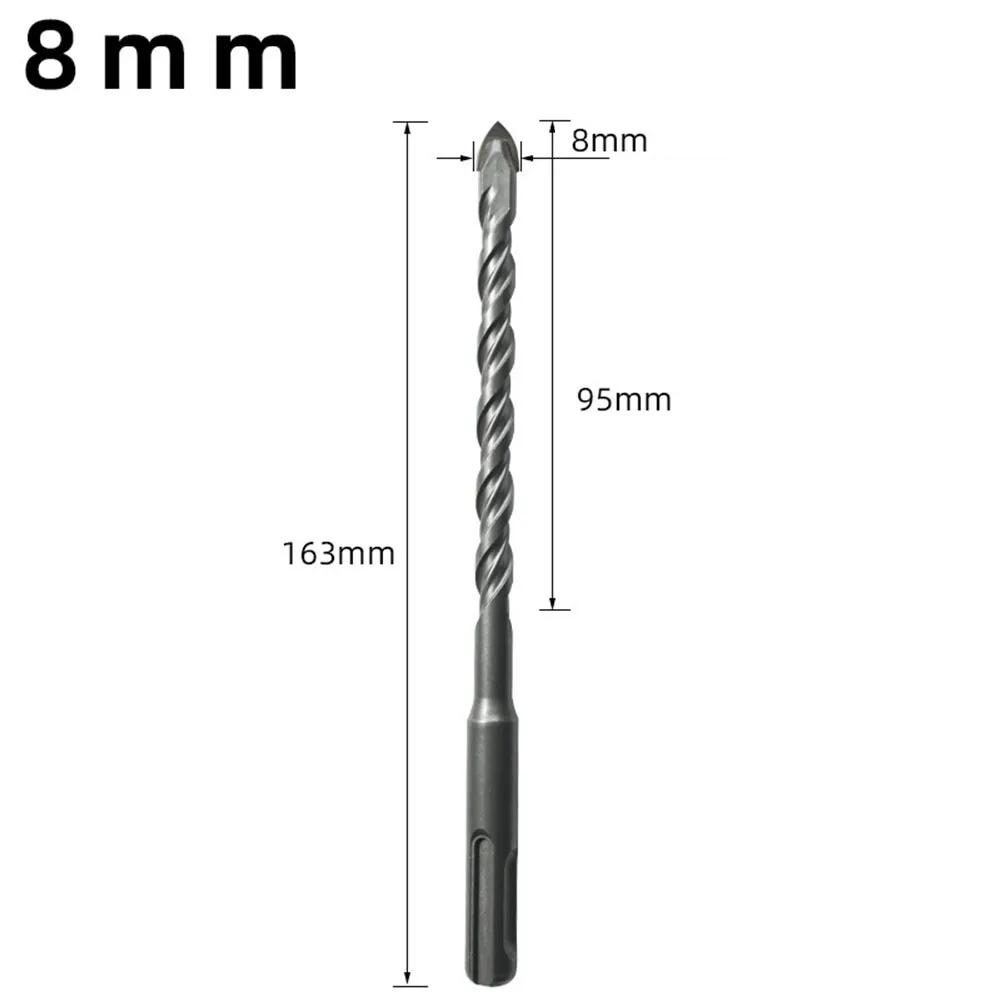 Imagem -03 - Broca de Haste Carbide Drill Perfuração para Metal Cerâmica Madeira Triângulo Plástico Azulejo Porcelana mm mm 10 mm