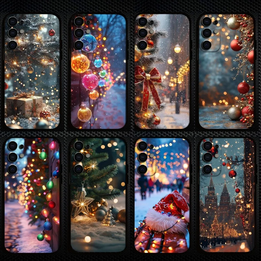 

Christmas lights cozy scene Phone Case For Samsung S25/S24/S23/S22/S21/S20/Plus,Fe,Lite/Others Black Cover