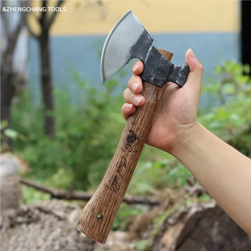 Handmade forging, chopping wood, chopping trees, chopping bones, campin 6