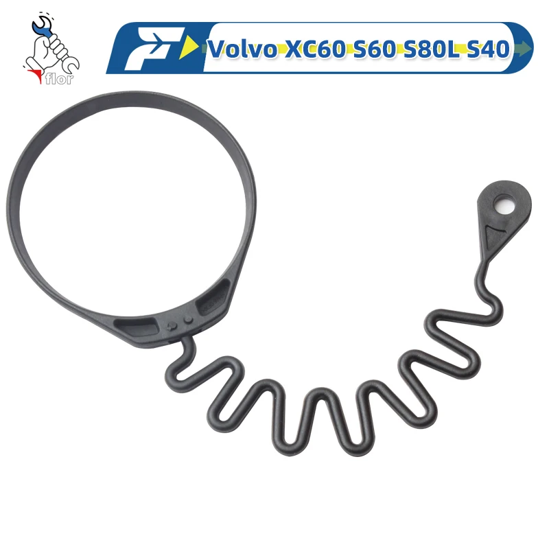 For Volvo XC60 S60 S80L S40 Car Fuel Tank Cap Sling Gas Cap Cover Rope Tank Cover Cap Cable Rope