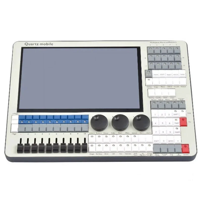 

2026 Mini Quartz Mobile V16 Built-in Battery Touch Screen DMX Lighting Console Professional Stage Controller