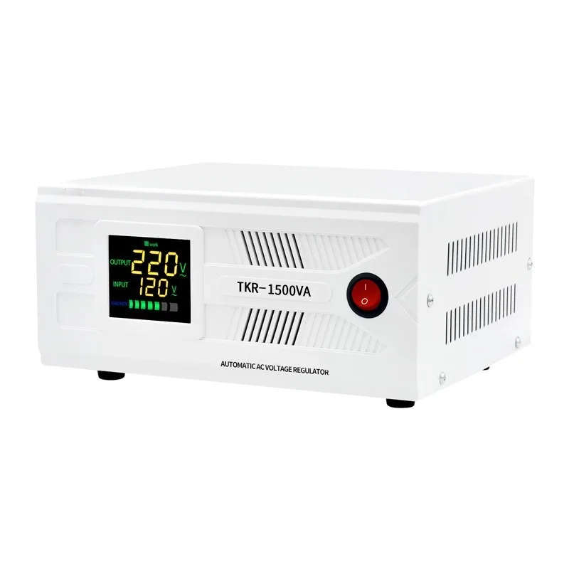 2KVA 3KVA 5KVA Automatic Voltage Stabilizer, Household Intelligent AC Voltage Regulator 220V for Air Conditioner Refrigerator