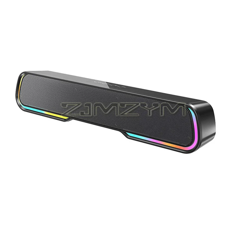 RGB lights Bluetooth Speaker Theater Soundbar Computer Speakers Support USB TF FM AUX TV Pc Laptop Gaming Video Audio System view 3