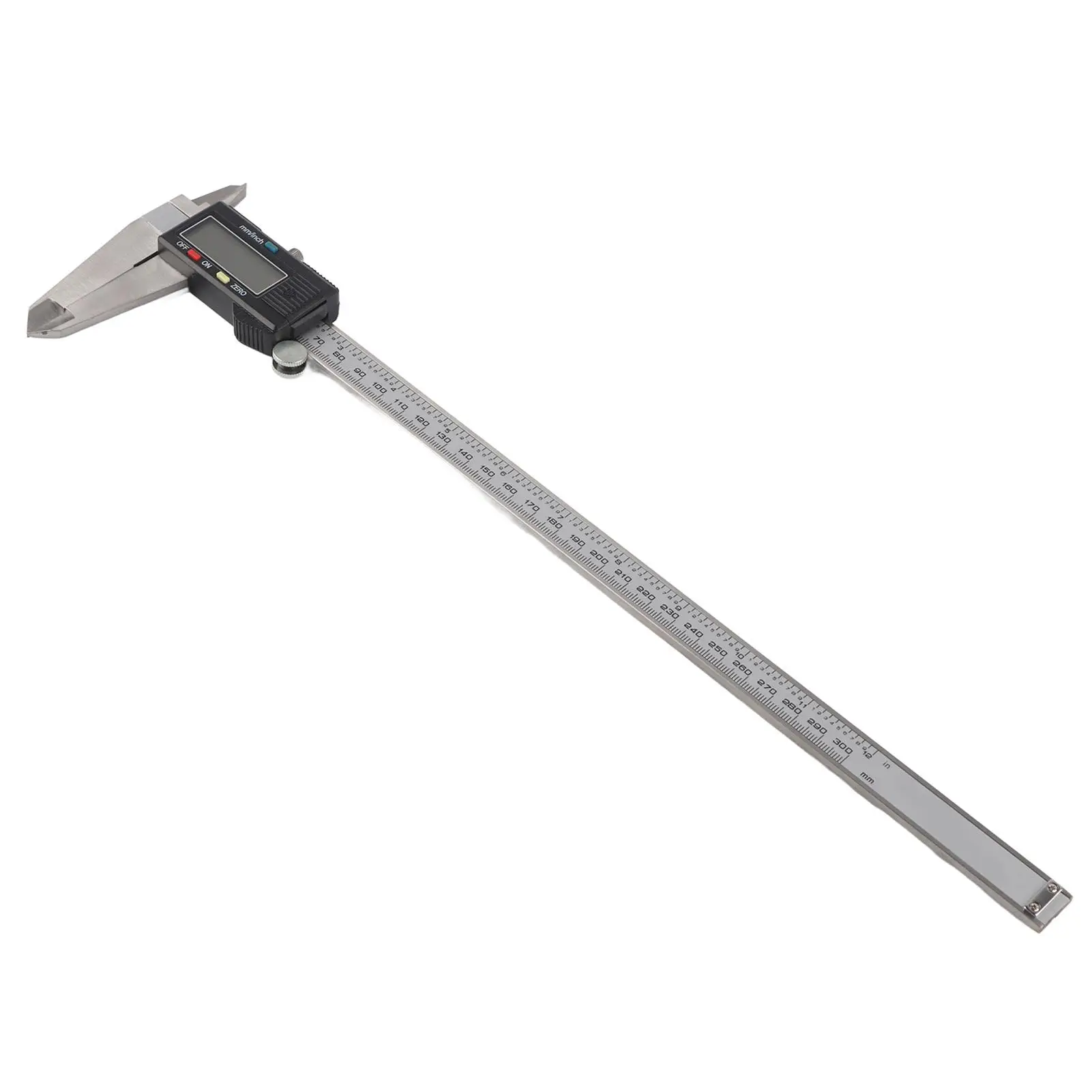 12 Inch 300MM Digital Vernier Caliper - Plastic Electronic Measuring Tool, 0-300MM Precision Micrometer Ruler