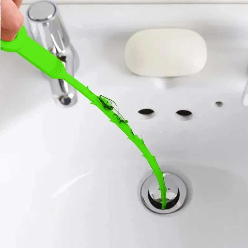 1-3pcs Hair Drain Clog Remover Auger Drain Snake 21 Inch Bathroom Unclogger Opener For Kitchen Catcher Sewer Cleaning Supplies