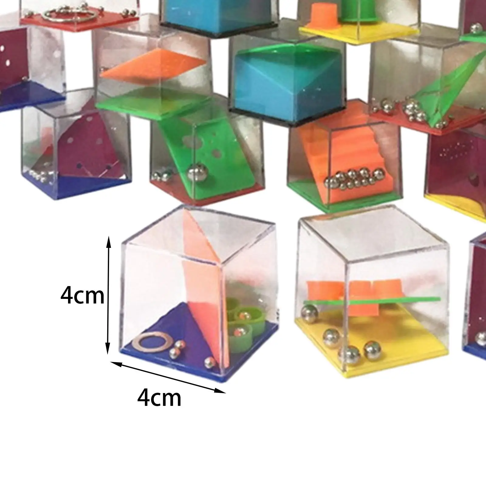 미로 게임 퍼즐 상자 용품, 상품 상자 장난감, 3D 공 미로 큐브, 어린이용 24 개