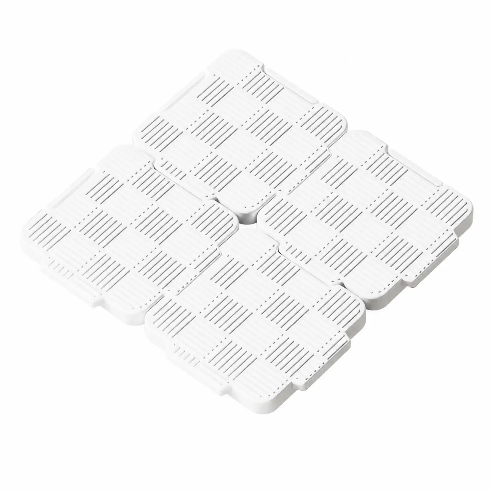 4 Pieces Modular Moving Dolly Anti-Slip Interlocking Edge Moving Dolly Swivel Wheel Furniture Mover Labor Saving Heavy Duty
