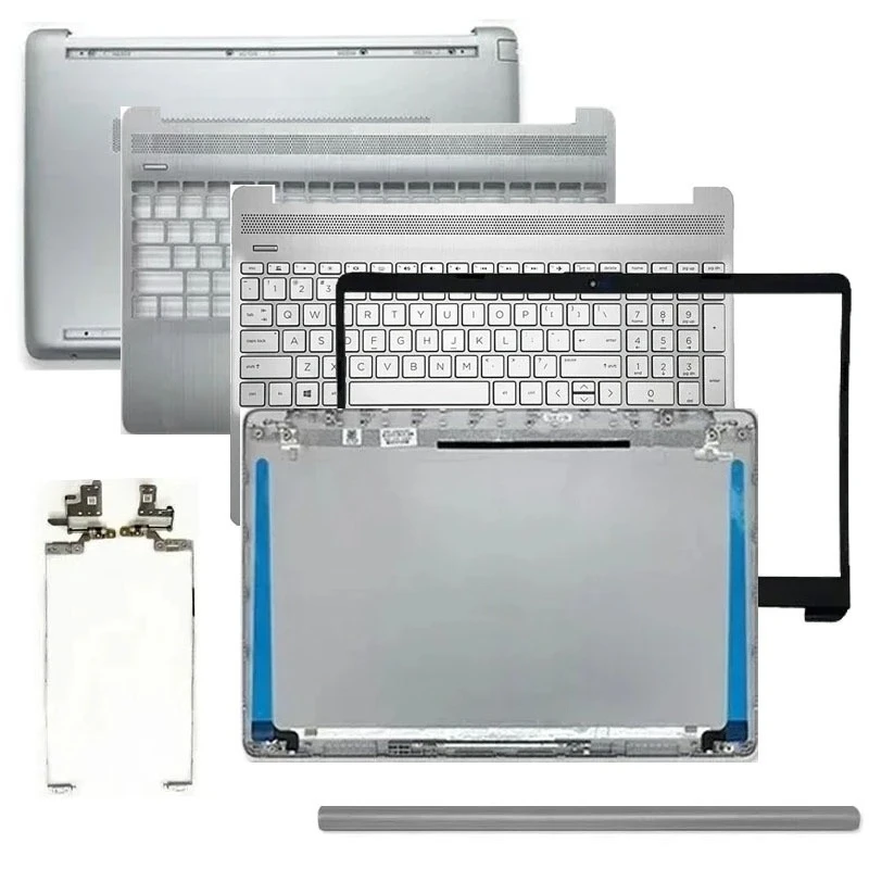 New For 15-DW 15S-DU 15S-DY TPN-C139 250 255 G8 Laptop LCD Back Cover/LCD Border/Hinge/Palm Pad Keyboard Top Cover/Bottom Shell
