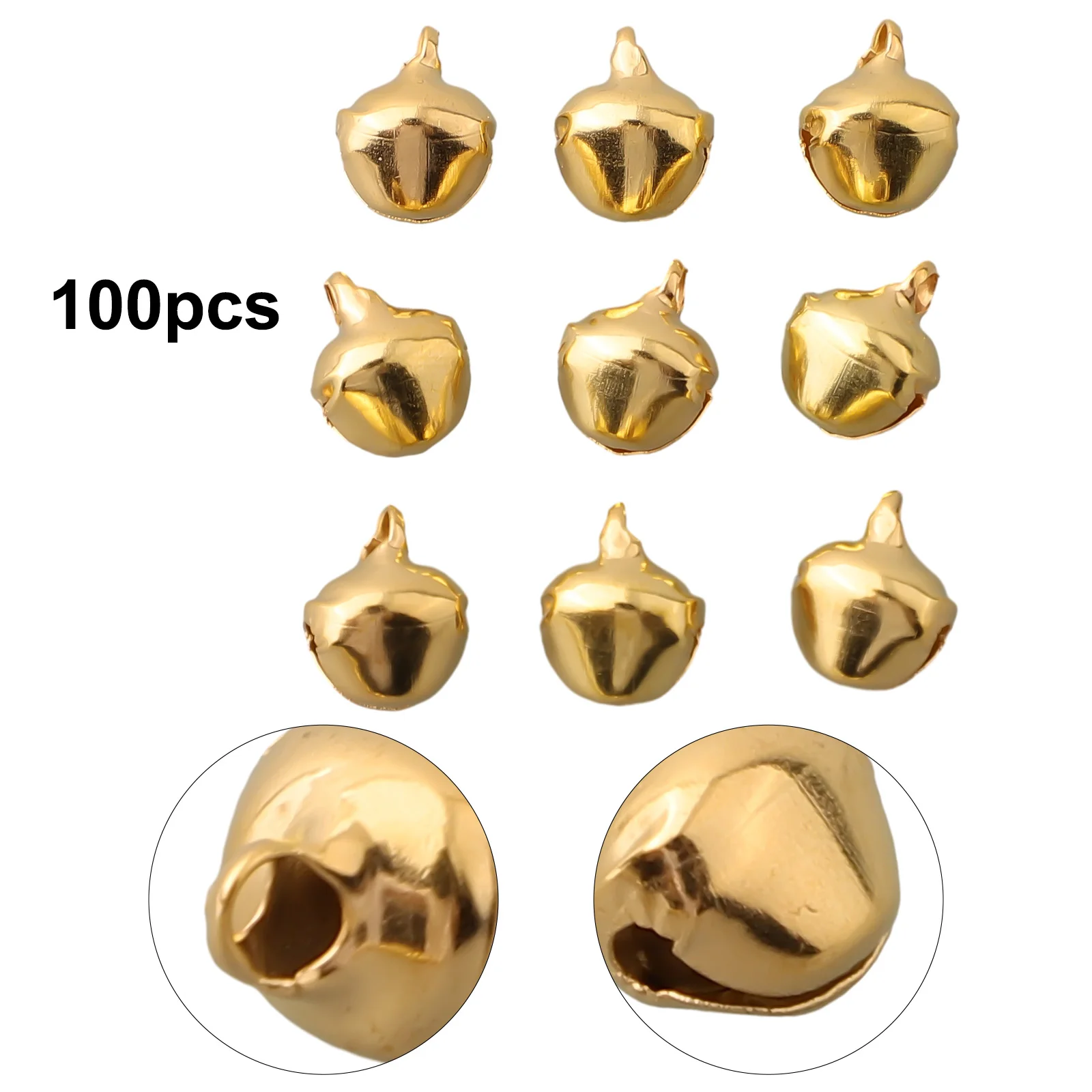 Arts and Crafts Supplies  Rust Resistant Craft Bells Jingle Bells  Electroplated Iron  Perfect for Sewing  Hair Bows