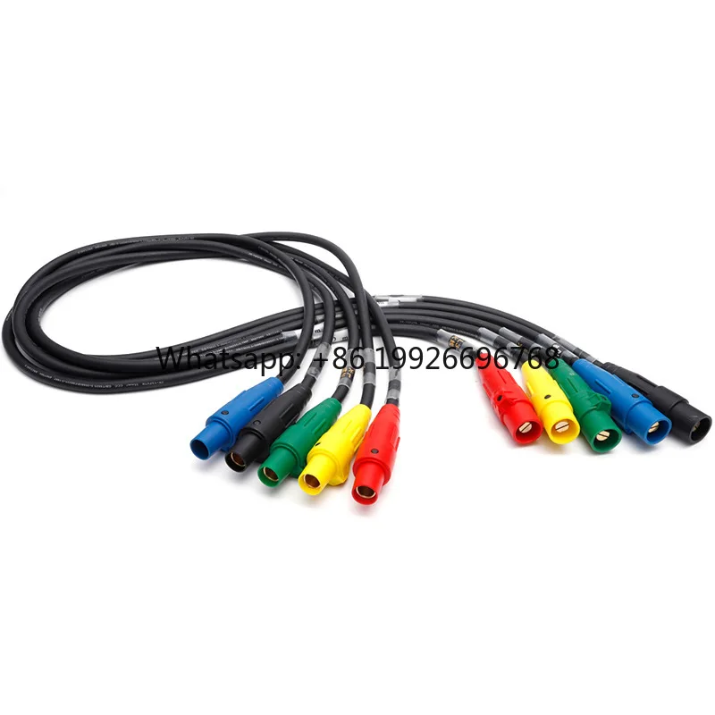 400A Rhino Plug Female Connection 35 Square Power Cord Extension 250V Rated Copper PVC Cable IP65 Outdoor LED String Light
