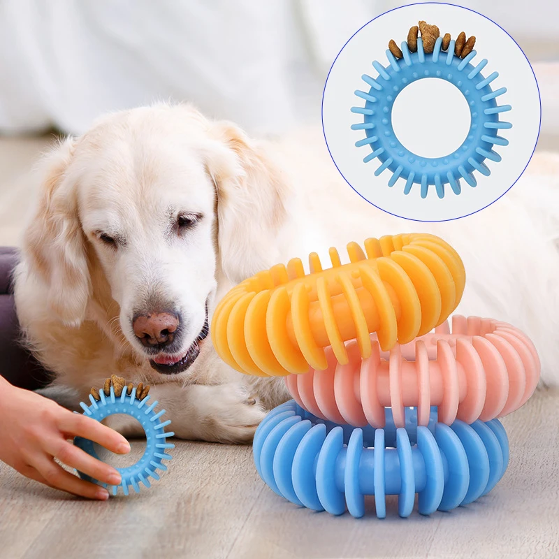 

3 Pcs Chewable Dog Puzzle Toy Durable Rubber Dental Cleaning Interactive Training Chew Stick for Puppies Small Dogs Accessories