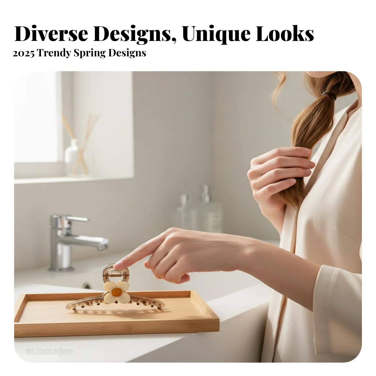 

Hair Fastener Elegant Design Grip Hair Fastener Strong Hold Versatile Styling for Teenagers, Everyday Wear, Parties