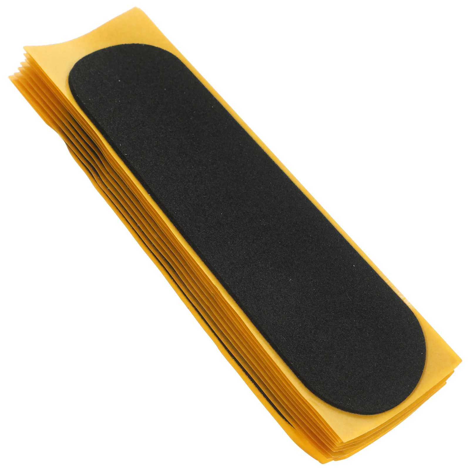 10 stks 28x100mm Zwart Foam Grip Tapes Ronde Hoek Non Pads voor Toets Dubbelzijdig Zelfklevende Skateboard accessoires