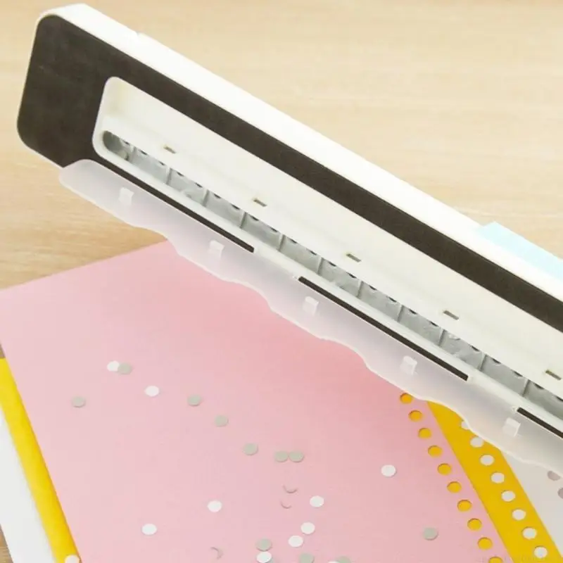 D5BB 30 Hole Paper Hole Handheld Portable Hole Puncher 30 Hole Loose for Craft Paper Scrapbooks Stationeries