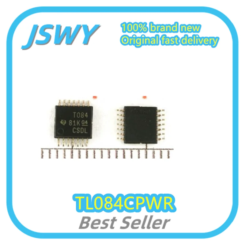 

(10/50pcs) TL084CPWR TL084CPW TL084 Silkscreen T084 TSSOP14 Quad Operational Amplifier Chip Brand New Original