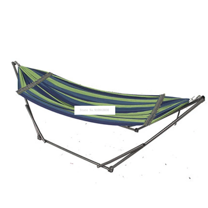 

DF-Z04 With Bracket Home Hammock Indoor Outdoor Hammock Rocking Chair Office Lunch Break Folding Chair Swing