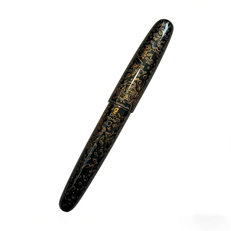 BALAOYE Long Knife Fountain Pen Fish Scale Nib 18-layer Lacquer Bock Ink Pen  Business Office Signature High Quality Writing Pen
