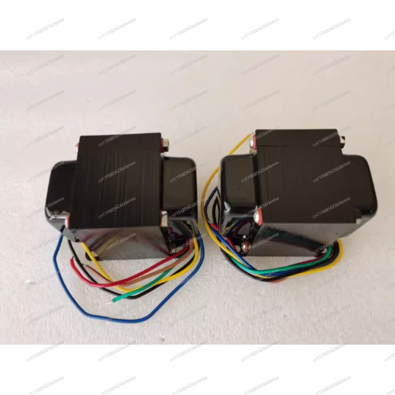 ybjHandmade 10W Valve Amplifier Output Transformer -5KΩ Single-Ended Pure Copper Core, Vertical Mount with Protective Side Cover