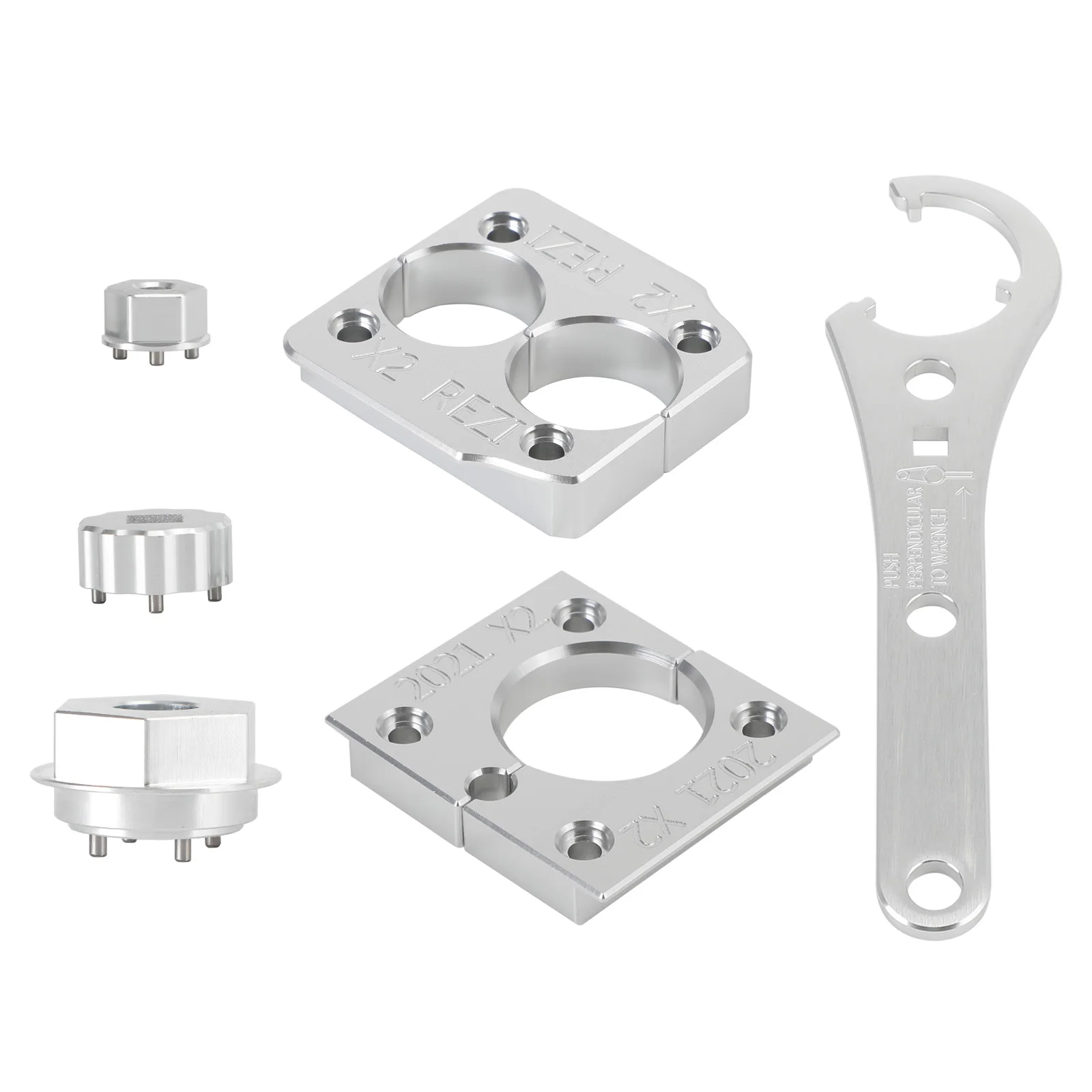 Topteng Float Shock Rebuild Tool Kit Vise Clamp+Sealhead+4 pin Sockets For 2021 Fox X2